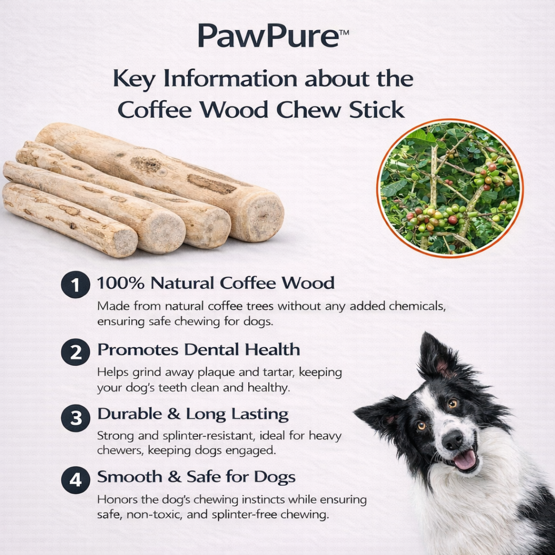PawPure™ EcoChew Coffee Wood Stick
